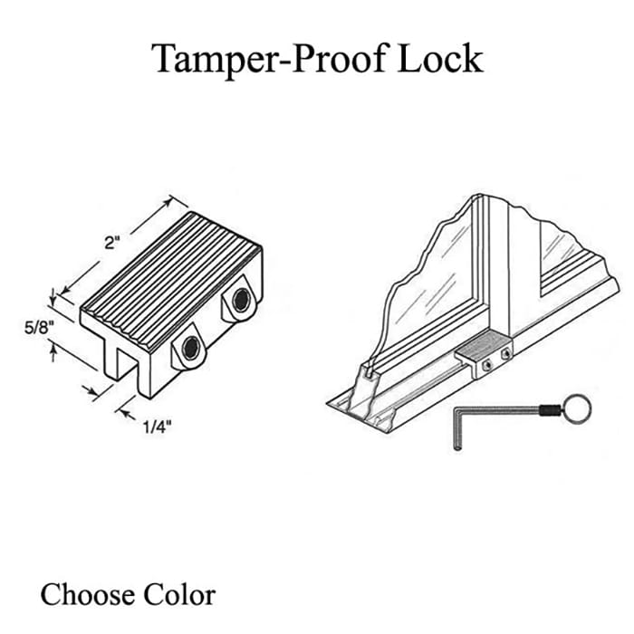 Tamper-Proof Lock - Choose Color - Tamper-Proof Lock - Choose Color