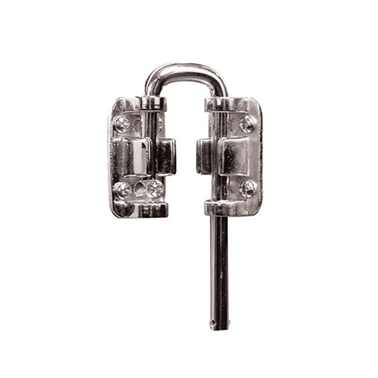 1-1/8" Loop Lock - Nickel-Plated Steel