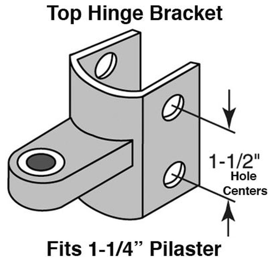 Top Hinge Bracket for Partisan Panel - Top Hinge Bracket for Partisan Panel