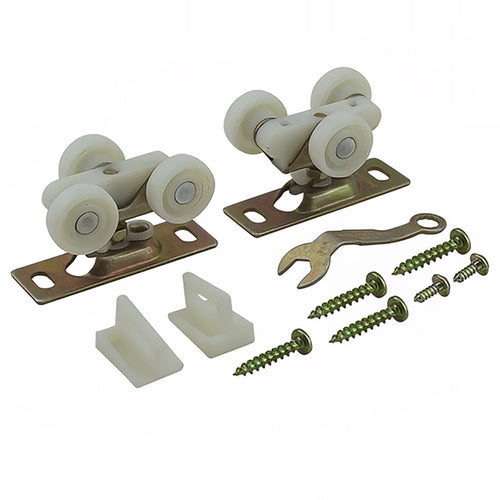 Pocket Door Roller Assembly Non Ball Bearing 1 Inch Wheel Diameter - Pocket Door Roller Assembly Non Ball Bearing 1 Inch Wheel Diameter