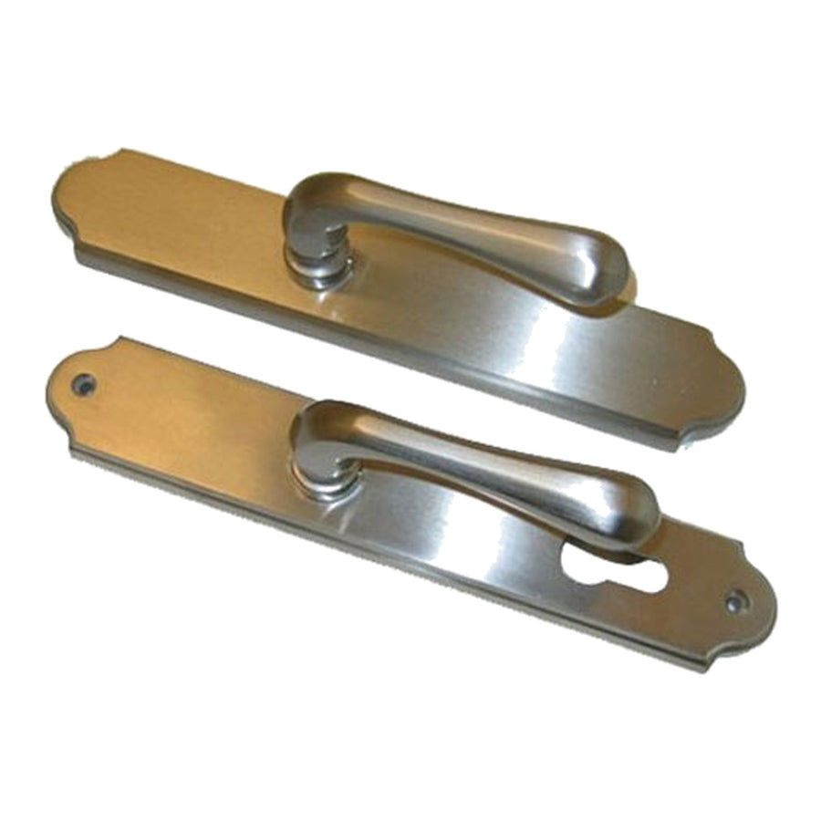 Discontinued Active or Inactive MP Lock Trim 85mm PZ,  55T/10 Euro Cylinder - Satin Nickel - Discontinued Active or Inactive MP Lock Trim 85mm PZ,  55T/10 Euro Cylinder - Satin Nickel