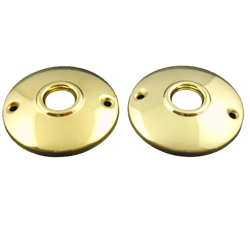 Rosettes, Door Trim  2-1/2 OD - Solid Brass (Pair) - Rosettes, Door Trim  2-1/2 OD - Solid Brass (Pair)