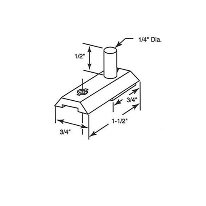 Bottom Pivot Bracket, Plastic - Bottom Pivot Bracket, Plastic