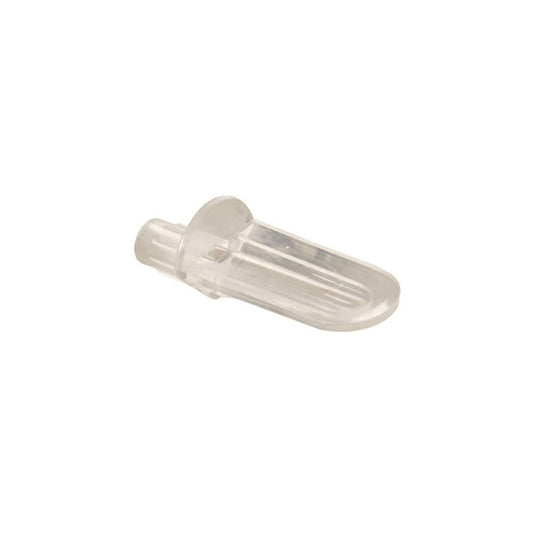 Clear Shelf Support Pegs 1/4 Inch - 12 Pack