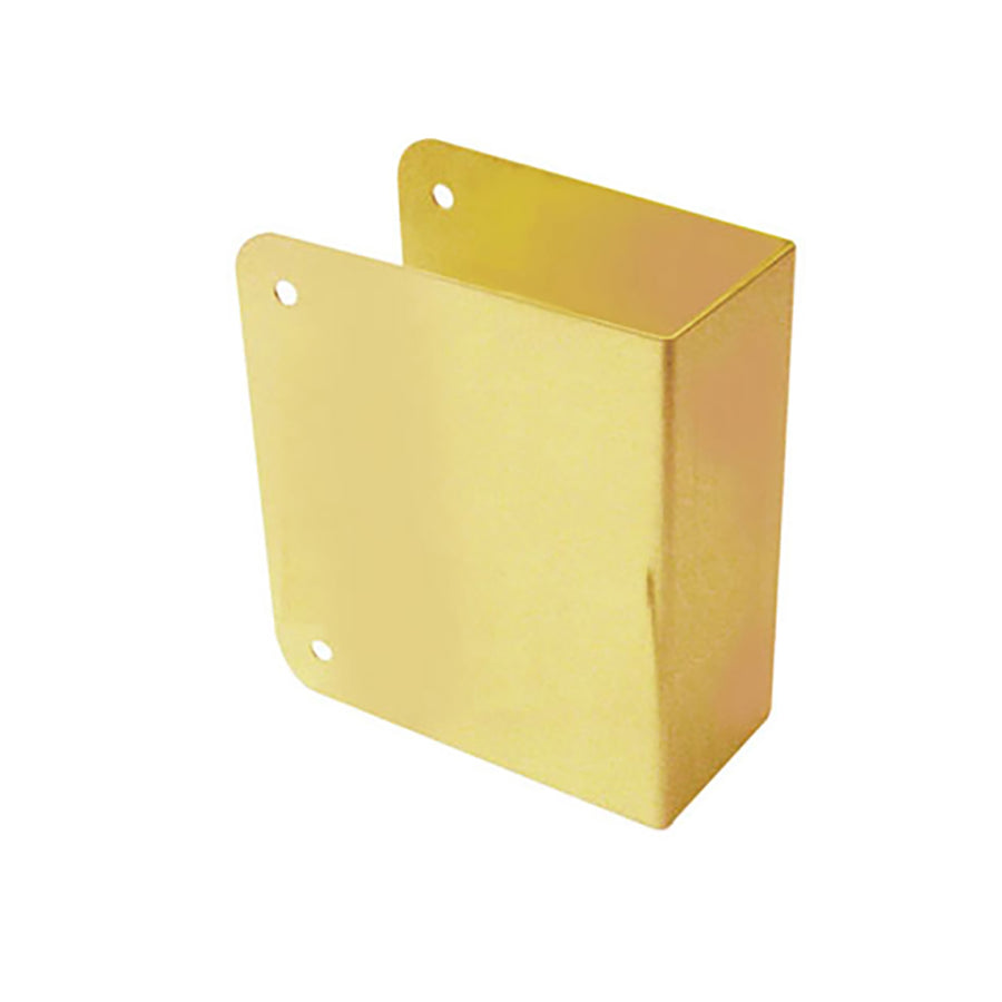 Door Reinforcer - Blank - 1-3/4 Door - Brass - Door Reinforcer - Blank - 1-3/4 Door - Brass