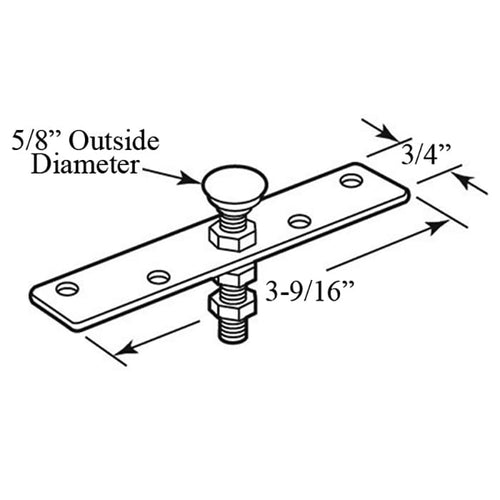 Closet Door Adjustable Roller Bracket Top Mount - Closet Door Adjustable Roller Bracket Top Mount