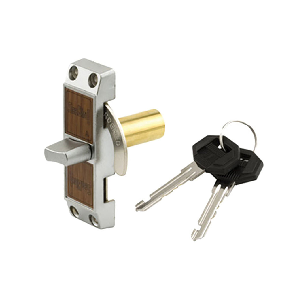 Patio Door Loop Lock, with Key - Aluminum - Patio Door Loop Lock, with Key - Aluminum