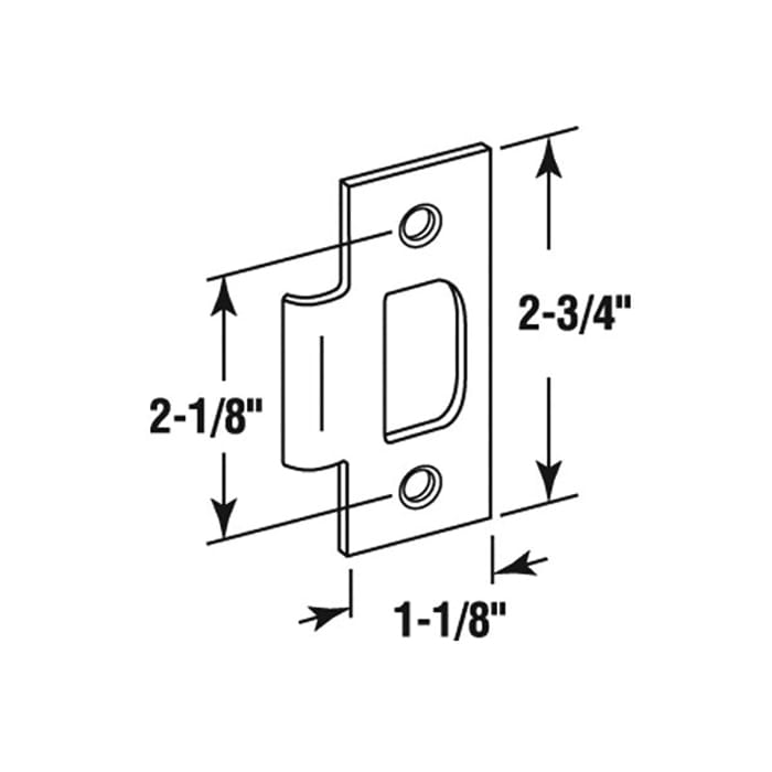T-Strike, Standard (Brass Plated) 2-1/8 inch - T-Strike, Standard (Brass Plated) 2-1/8 inch