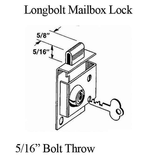 Mailbox Lock 5/16