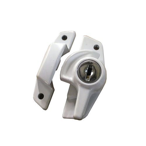 Keyed Sash Lock - White - Keyed Sash Lock - White