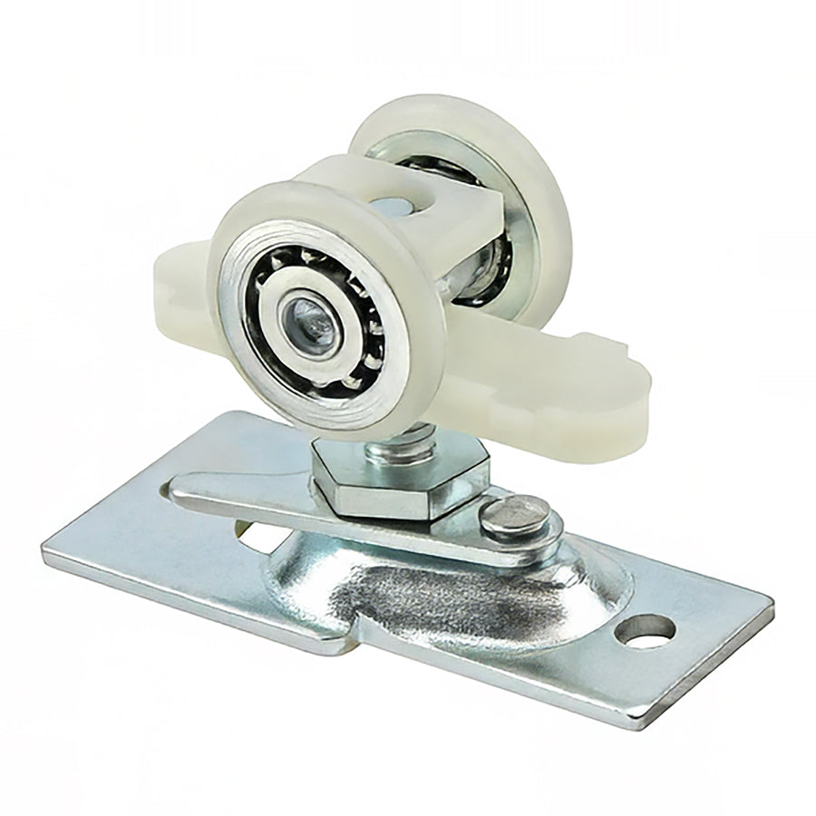 Closet Door Tandem Roller Assembly with Bracket 0.8125 Inch Wheel Diameter - Closet Door Tandem Roller Assembly with Bracket 0.8125 Inch Wheel Diameter
