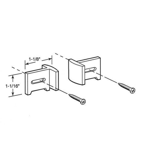 Closet Door Bottom Guide Adjustable - Closet Door Bottom Guide Adjustable