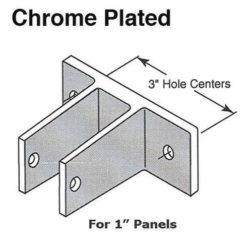 Two Ear Wall Bracket for 1 Inch Panels - Two Ear Wall Bracket for 1 Inch Panels