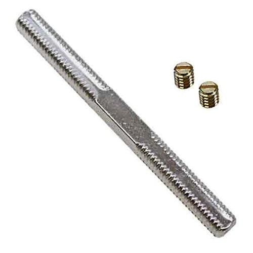Spindle 3-1/2 Inch Straight Spindle Set with Screws for Old Style Mortise Door Knobs - Spindle 3-1/2 Inch Straight Spindle Set with Screws for Old Style Mortise Door Knobs
