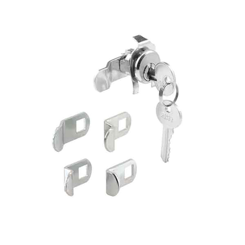 Mailbox Lock Kit, 5 cam styles, Nickel - Mailbox Lock Kit, 5 cam styles, Nickel