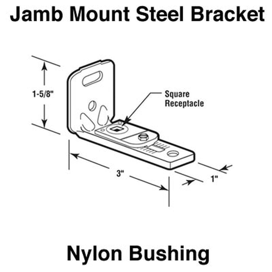 Pivot Bracket - Bottom - Steel - Bifold Door - Pivot Bracket - Bottom - Steel - Bifold Door