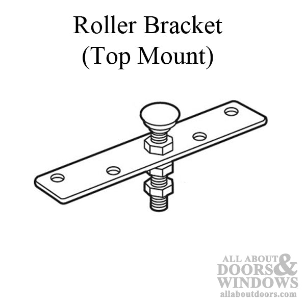 Closet Door Adjustable Roller Bracket Top Mount - Closet Door Adjustable Roller Bracket Top Mount