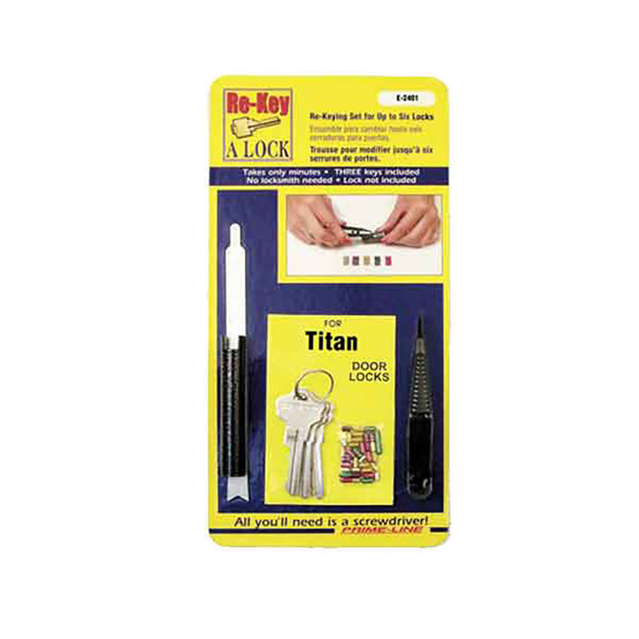 Kwikset Titan Re-keying Kit, 6 pin - Kwikset Titan Re-keying Kit, 6 pin