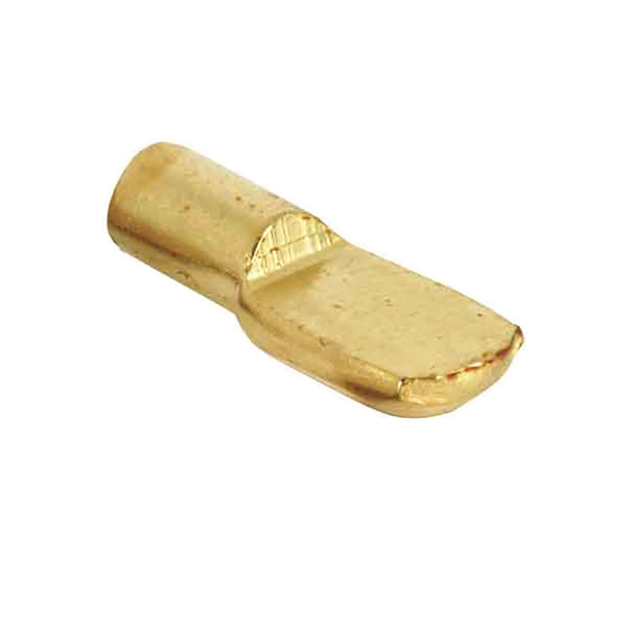 Peg Shelf Support, Spoon style, 3/16 (5mm ) - Brass - Peg Shelf Support, Spoon style, 3/16 (5mm ) - Brass