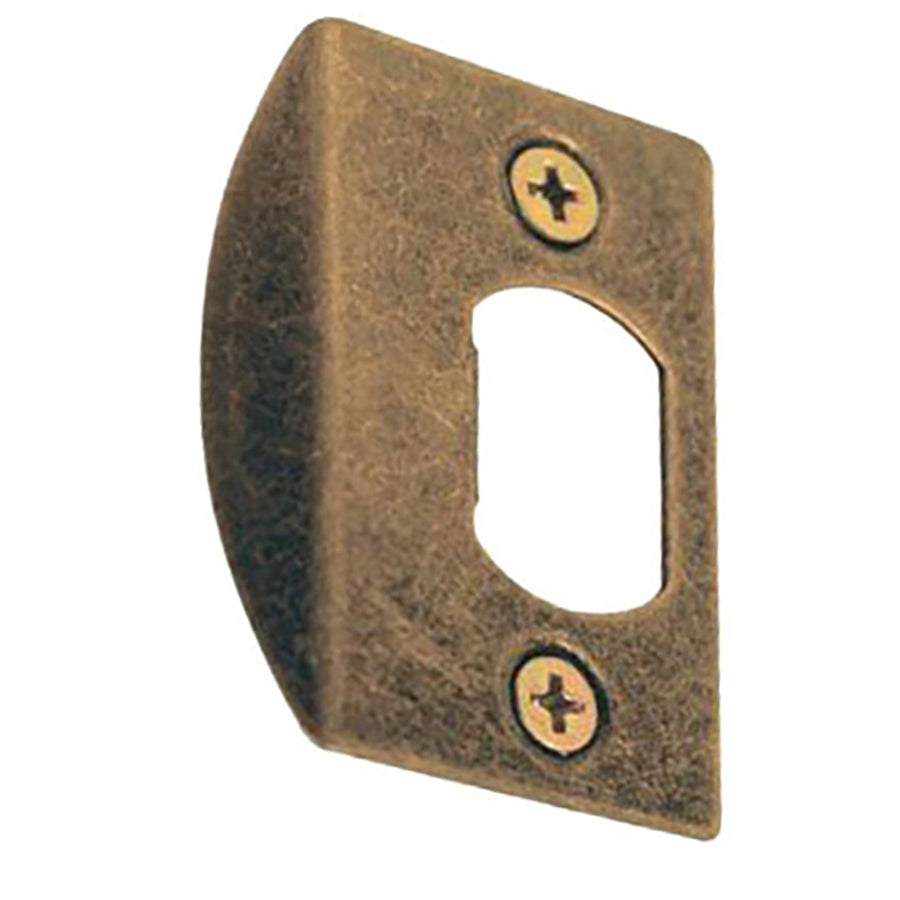 Latch strike - Standard - 1-5/8 Inch HC - Antique Brass (Each) - Latch strike - Standard - 1-5/8 Inch HC - Antique Brass (Each)