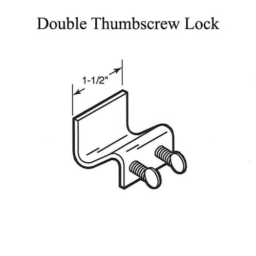 Sliding Window Double Thumbscrew Lock - Sliding Window Double Thumbscrew Lock