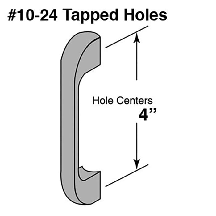 Door Pull - 3-1/2 Inch or 4  Hole Centers - Door Pull - 3-1/2 Inch or 4  Hole Centers