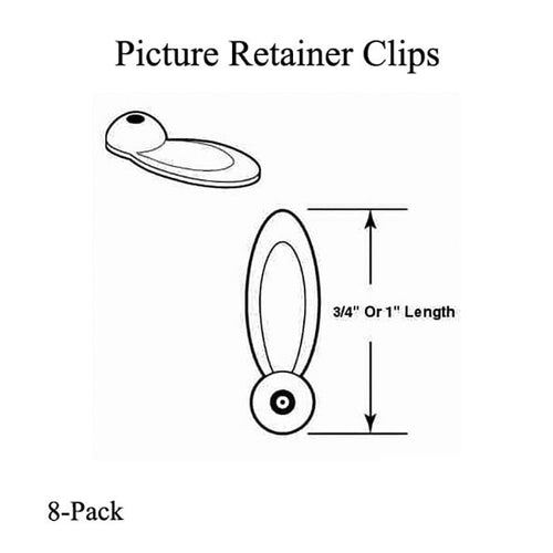 Picture Retainer Clip - 8 Pack - Picture Retainer Clip - 8 Pack