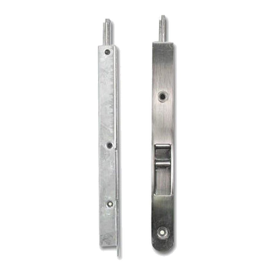 FLUSH BOLT, MORTISE, 7 in. Face Plate - Satin Chrome US26D - FLUSH BOLT, MORTISE, 7 in. Face Plate - Satin Chrome US26D
