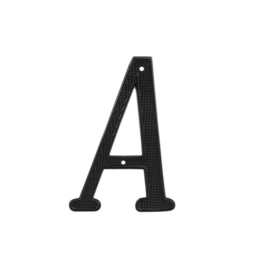 House Letter 4-1/4 Inch A - Black - House Letter 4-1/4 Inch A - Black