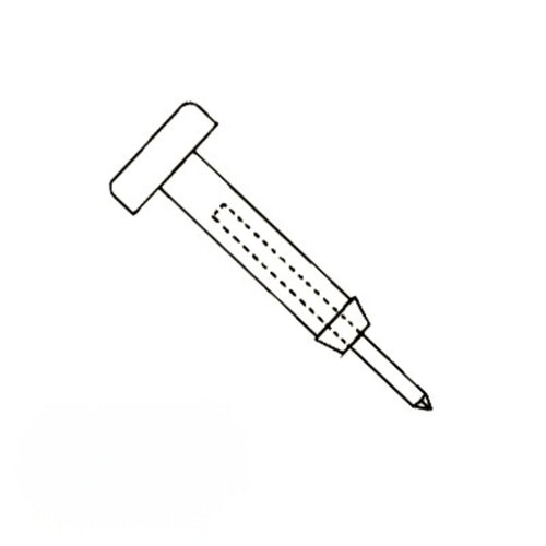 1 Inch Window Grid Retainer Pin - Clear Plastic - 1 Inch Window Grid Retainer Pin - Clear Plastic