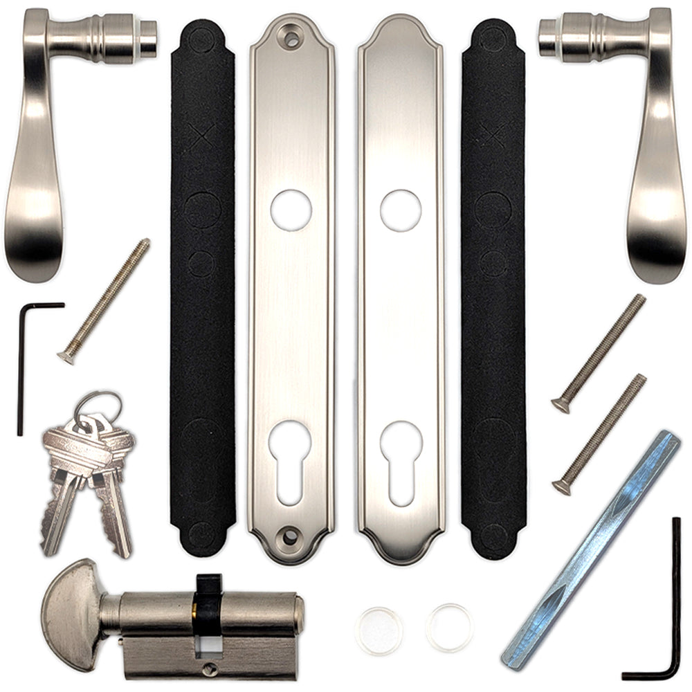 Multi-point Lock Handle Trim, 6109 Active - Choose Color - Multi-point Lock Handle Trim, 6109 Active - Choose Color