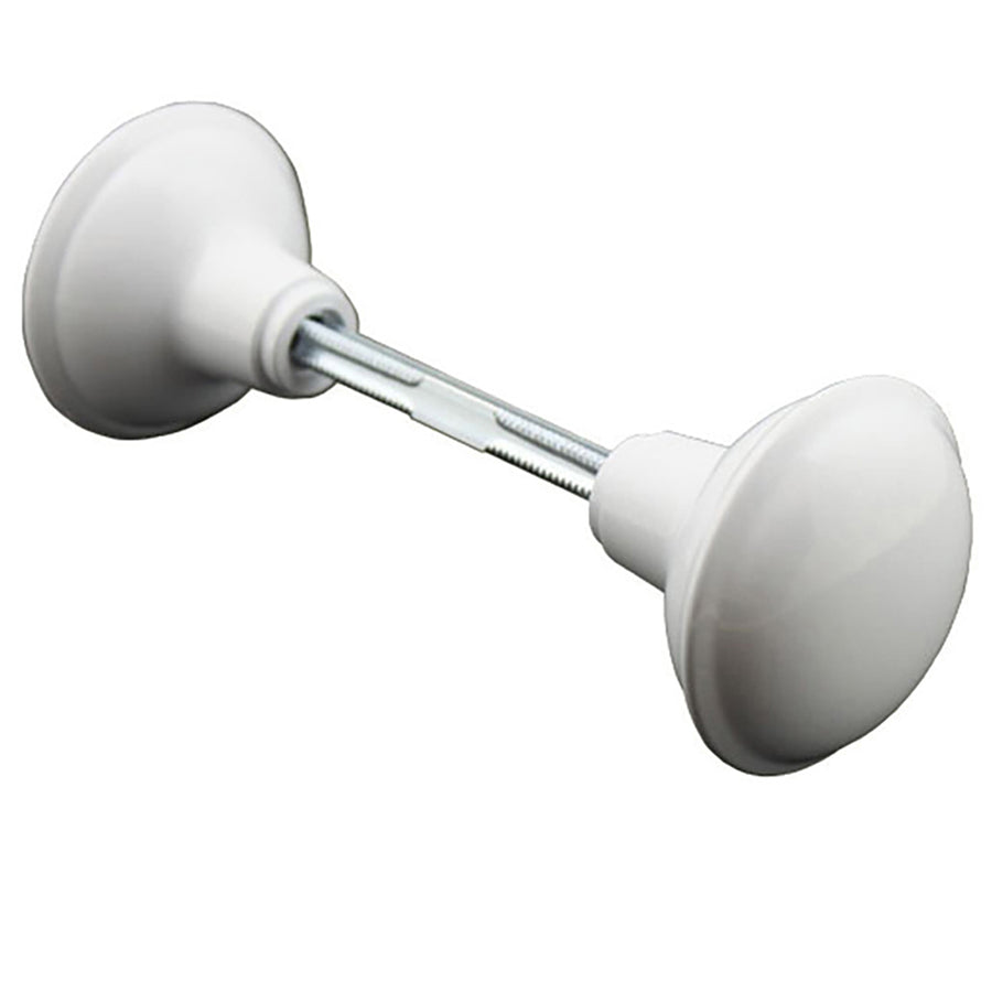 Knobs for Lockset - 2-1/4 Inch Spindle - White - Knobs for Lockset - 2-1/4 Inch Spindle - White