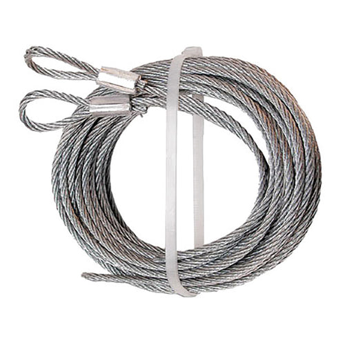 Steel Extension Cable For Garage Door 12 Foot Cable 1/8th Inch Diameter Cable - Steel Extension Cable For Garage Door 12 Foot Cable 1/8th Inch Diameter Cable