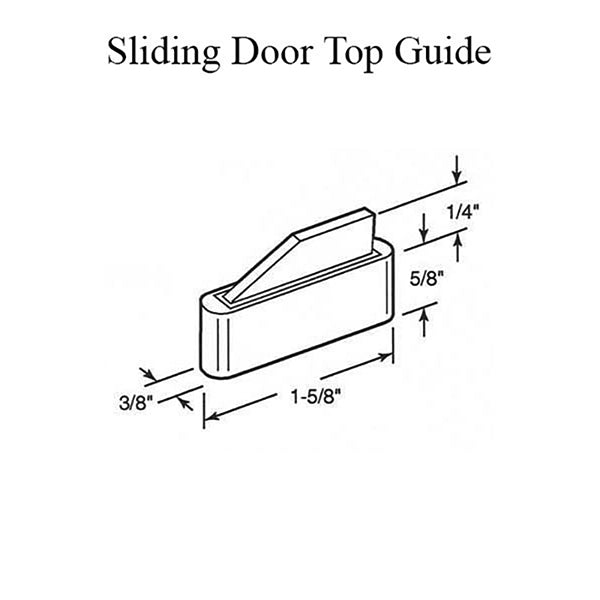 Discontinued Assembly, Sliding Door Top Guide - Discontinued Assembly, Sliding Door Top Guide