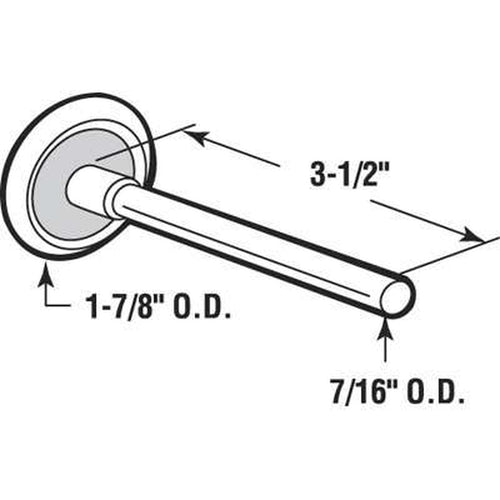 Standard Nylon Roller with 1 7/8 Inch Wheel - 2 Pack - Standard Nylon Roller with 1 7/8 Inch Wheel - 2 Pack