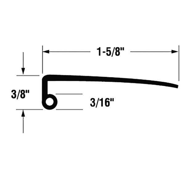 Weatherstrip - Metal Door - 10 Foot - Weatherstrip - Metal Door - 10 Foot