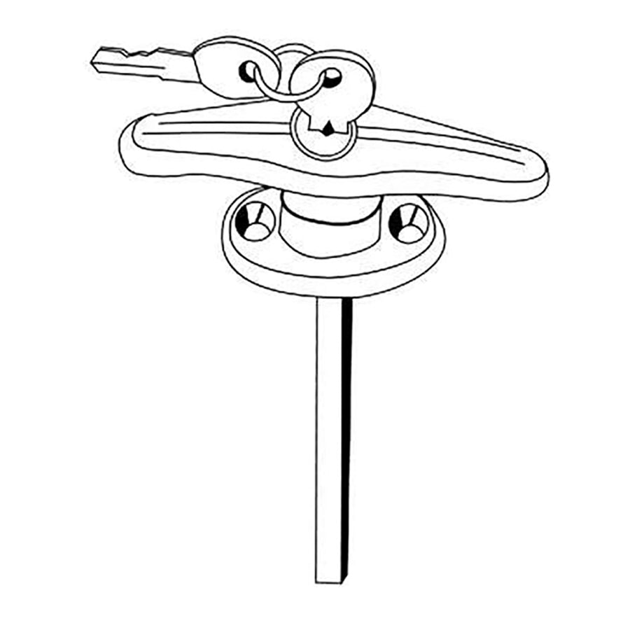 T-Handle - Chrome - 2 In Shaft - T-Handle - Chrome - 2 In Shaft