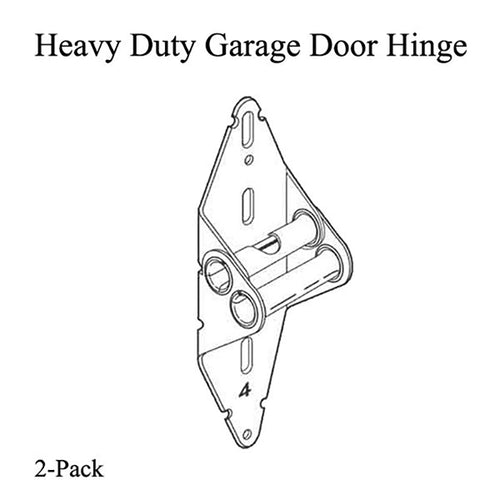 3 Inch Standard No. 4 Hinge for Rollers with 7/16 Inch Stem Diameter for Garage Doors - 3 Inch Standard No. 4 Hinge for Rollers with 7/16 Inch Stem Diameter for Garage Doors