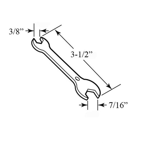 Pivot Wrench for Wooden Bi Fold Doors - Pivot Wrench for Wooden Bi Fold Doors