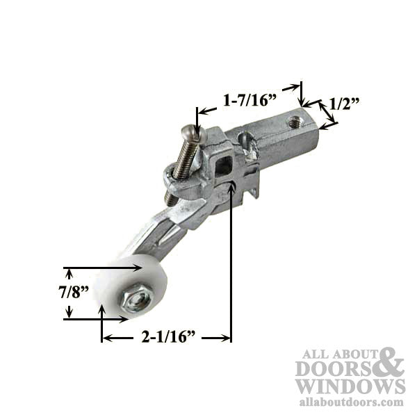 Bypass Roller Set for Closet Doors - Bypass Roller Set for Closet Doors