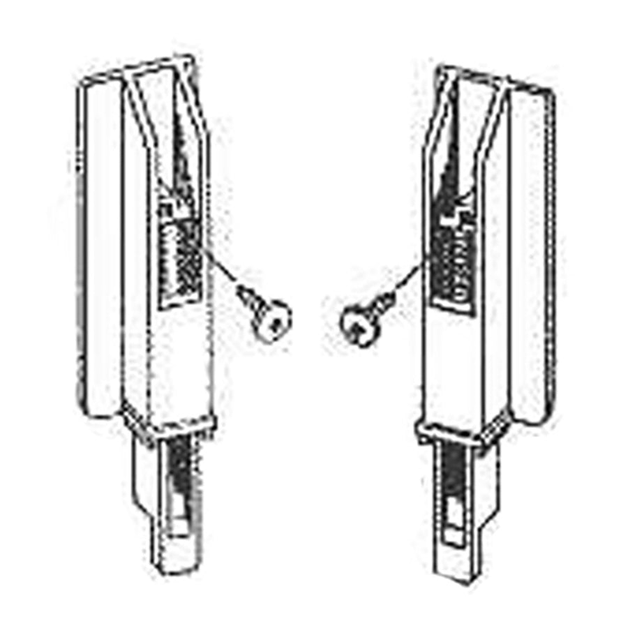 Bottom Guide for Bypass Closet Door - Bottom Guide for Bypass Closet Door