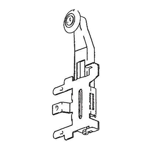 Closet Door Roller / Bracket , Top Pairs, L & R - Closet Door Roller / Bracket , Top Pairs, L & R
