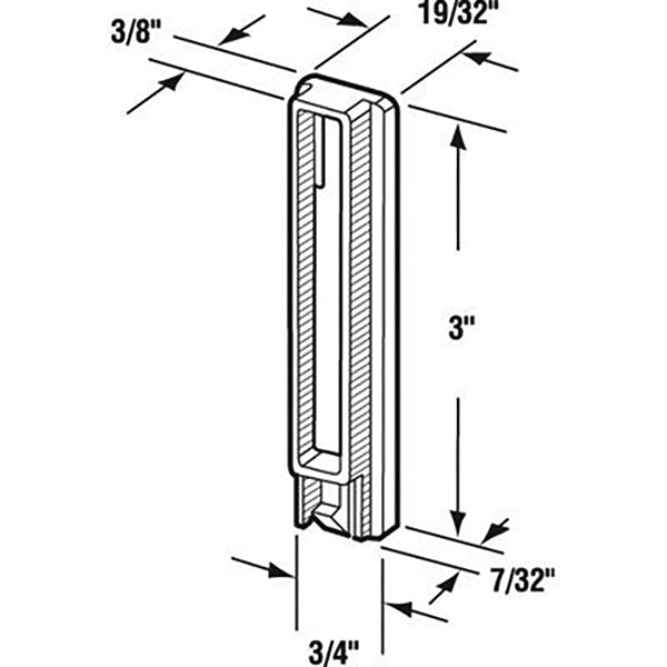 Closet Door Guide, Lower - Closet Door Guide, Lower