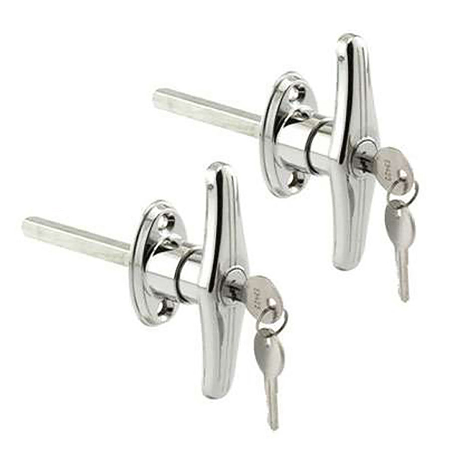 Chrome T-Handle with 3
