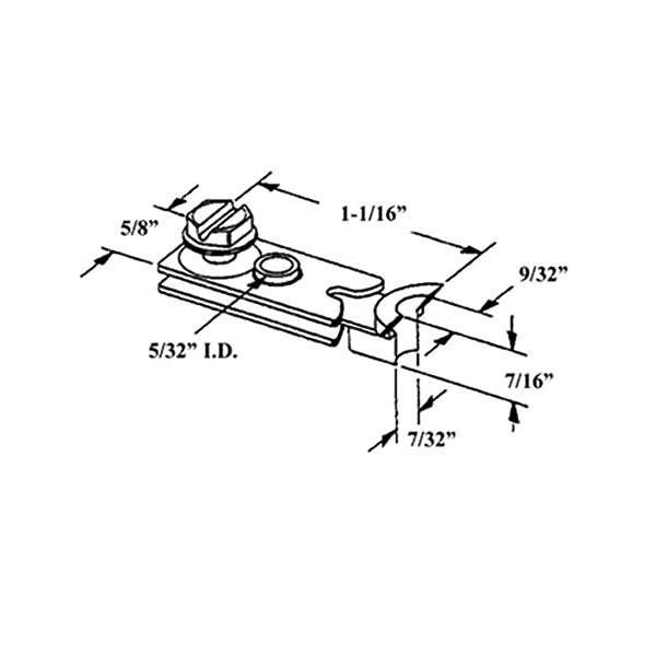Bi-fold Top Door Pivot Bracket - DISCONTINUED - Bi-fold Top Door Pivot Bracket - DISCONTINUED