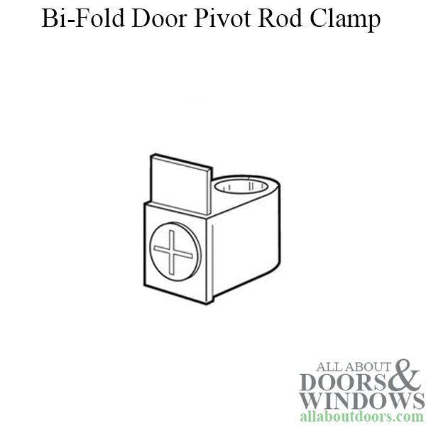 Slimfold Clamp, Pivot rod, Metal Bi-fold door - New Style - Slimfold Clamp, Pivot rod, Metal Bi-fold door - New Style