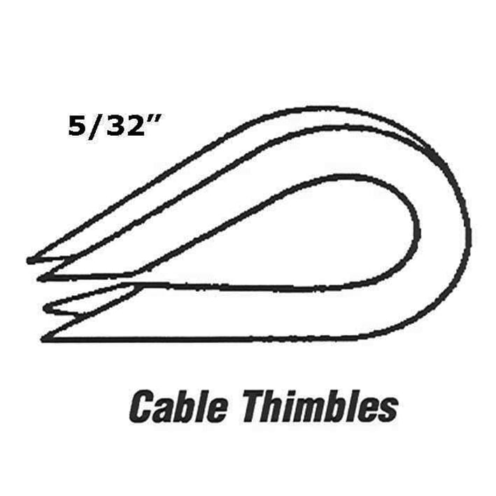 Cable Thimble for 5/32 Inch Cable - Cable Thimble for 5/32 Inch Cable