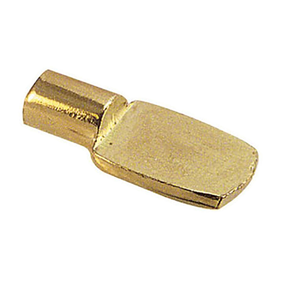 Shelf Support Pegs Spoon Style 1/4 Inch Brass - Shelf Support Pegs Spoon Style 1/4 Inch Brass