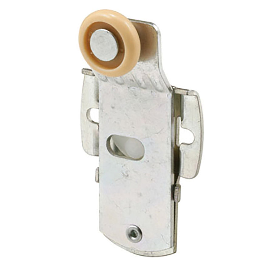 Sliding closet door roller assembly with 3/4