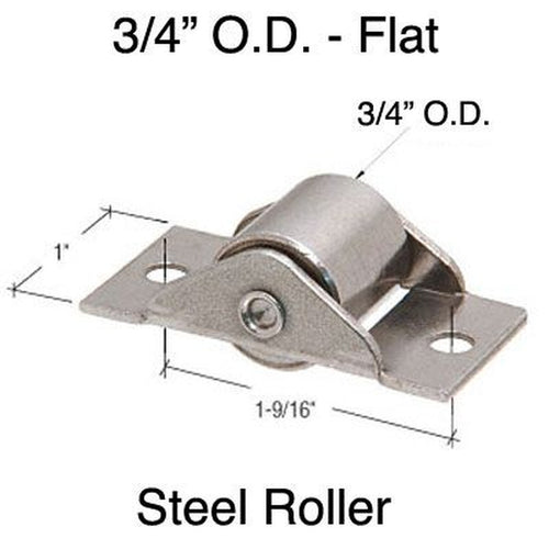 Sliding Door Roller 0.75 Inch Steel Wheel Diameter - Sliding Door Roller 0.75 Inch Steel Wheel Diameter
